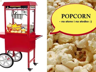 Wata cukrowa, popcorn
